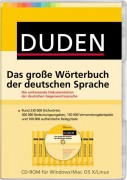 DUDEN Das große Wörterbuch der deutschen Sprache in 10 Bänden (2012), CD-ROM-Version Mac/PC